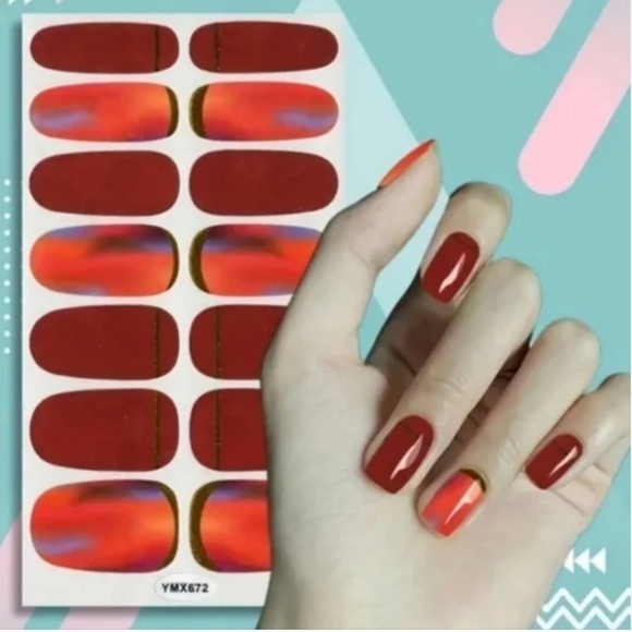 Other - Trendy Self Adhesive Nails Wrap